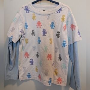 Tea Collection boys robot shirt